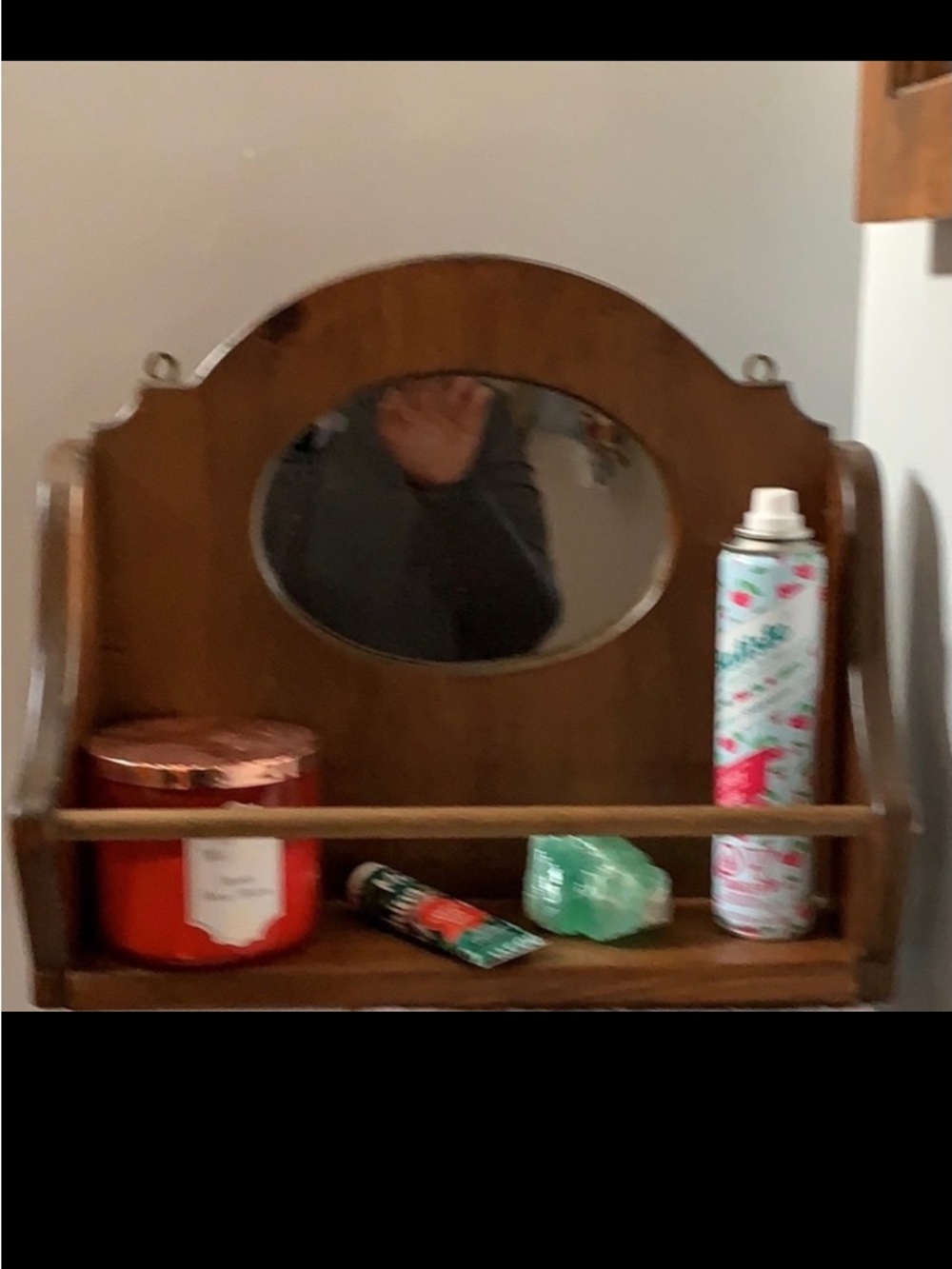 SALE!! Mirrored shelf. Handmade.
